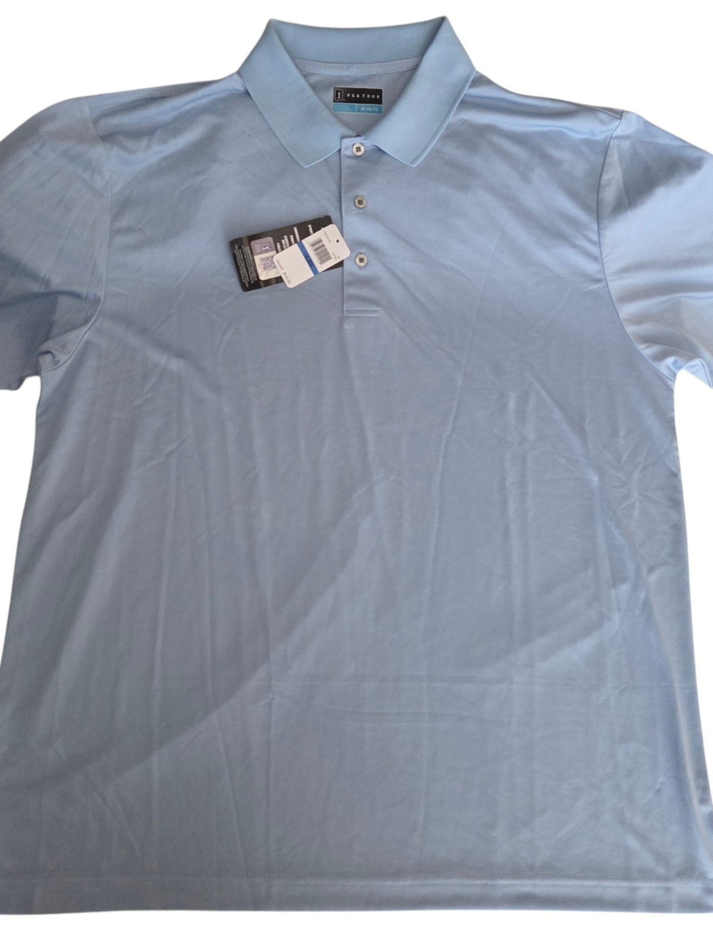 PGA Tour - Men's - Light Blue - Polo Shirt - XL - NWT